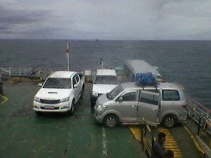pemandangan dari Dok kapal Feri
